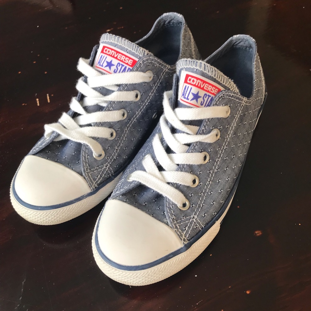 Converse Gray/Blue Printed